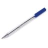 Ручка шариковая масляная BRAUBERG "Marine Classic", СИНЯЯ, трехгранная, корпус прозрачный, узел 0,7 мм, линия письма 0,5 мм, 141707