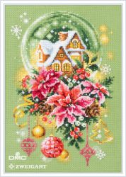 340-672 Набор для вышивания Чудесная игла PREMIUM "Волшебное Рождество", 18х28