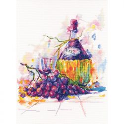М615 Набор для вышивания РТО "Виноградное вино"