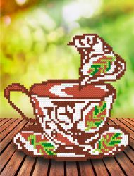 БСА4-007 Алмазная мозаика ТМ Наследие "Ароматный чай"