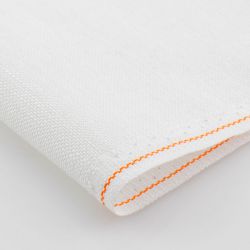 3609/100 Ткань равномерного плетения Zweigart Belfast 32 ct, 50х35 см, цвет белый