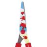 Ножницы BRAUBERG "Kid Series", 130 мм, красные, с цветной печатью "Крабы", закругленные, 23227, 232270