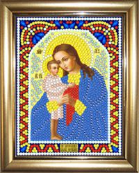 ИМРА5-098 Алмазная мозаика ТМ НАСЛЕДИЕ с рамкой "Икона Взыскание погибших"