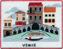 1060 Набор для вышивания ОВЕН "Венеция. Магнит"