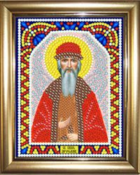 ИМРА5-106 Алмазная мозаика ТМ НАСЛЕДИЕ с рамкой "Икона Ярослава Мудрого"