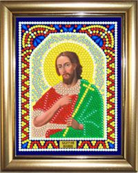 ИМРА5-108 Алмазная мозаика ТМ НАСЛЕДИЕ с рамкой "Святой Иоанн"