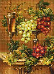 БСА3-134 Алмазная мозаика ТМ Наследие "Вино и виноград"