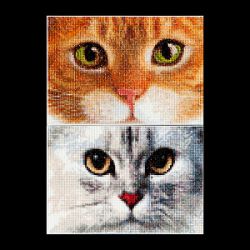 540A Набор для вышивания Thea Gouverneur "Два котенка"
