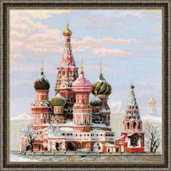 1260 Набор для вышивания Риолис "Москва. Собор Василия Блаженного"
