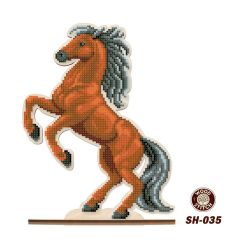 Набор для вышивания WoodStitch "Конь", 19*24, SH-035