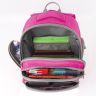 Рюкзак BRAUBERG CLASSIC, легкий каркас, премиум материал, Butterfly, фиолетовый, 37х32х21 см, 228830