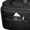 Сумка-портфель BRAUBERG с отделением для ноутбука 15-16", "Quantum", 2 отделения, черная, 41х31х15 см, 240508