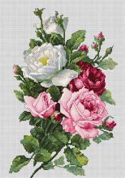 BA22855 Набор для вышивания Luca-S "Букет с розами"