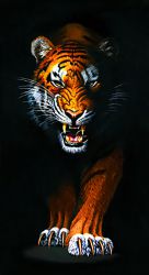 Ag 2408 Алмазная мозаика Гранни "Преследующий тигр"