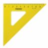 Набор чертежный средний ПИФАГОР (линейка 20 см, 2 треугольника, транспортир), прозрачный, неоновый, пакет, 210626