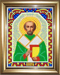 ИМРА5-053 Алмазная мозаика ТМ НАСЛЕДИЕ с рамкой "Святой Руслан"