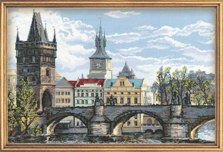 Набор для вышивания Риолис "Прага. Карлов мост" 1058