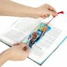 Закладка для книг 3D, BRAUBERG, объемная, "Мотогонки", с декоративным шнурком-завязкой, 125769