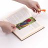 Закладка для книг 3D, BRAUBERG, объемная, "Попугаи", с декоративным шнурком-завязкой, 125772